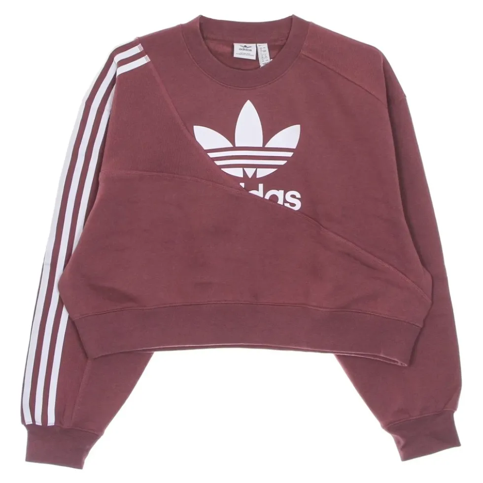 Kortærmet sweatshirt med rund hals