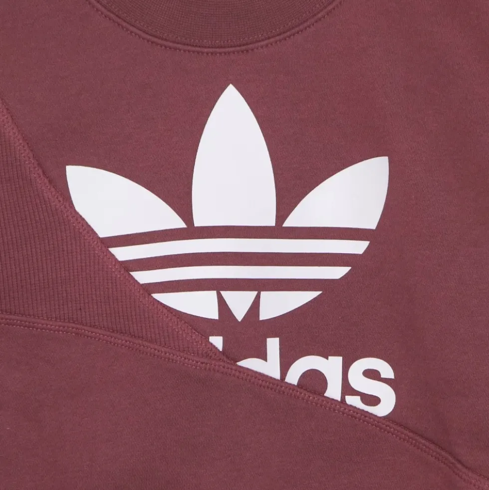 Kortærmet sweatshirt med rund hals