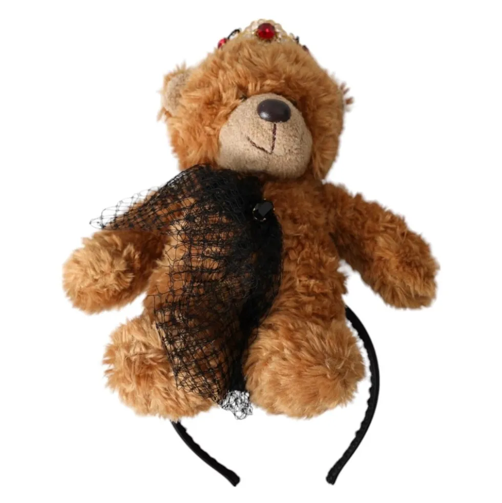 Krystal Krone Teddy Bear Hårbånd