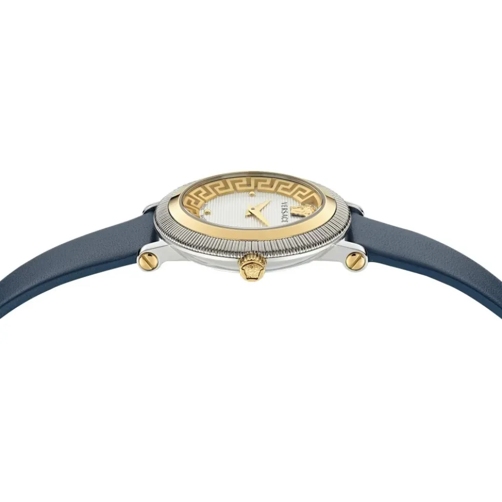 Kvartsur Greca Flourish VE7F00223 - Rustfrit stål urkasse, safirglas, Swiss Made
