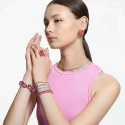 Kvinders Tennisarmbånd Trilliant-slibning Rosa MATRIX 5614928