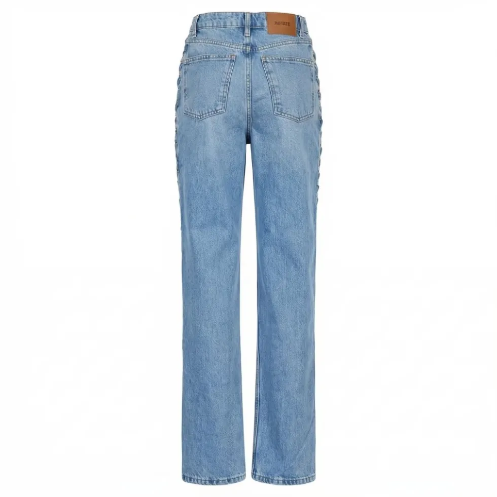 Laced Straight Leg Jeans