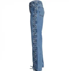 Laced Straight Leg Jeans