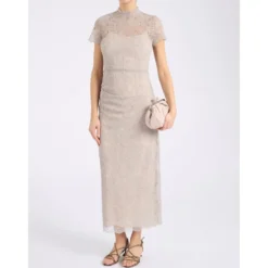 Lace Long Midi Dress