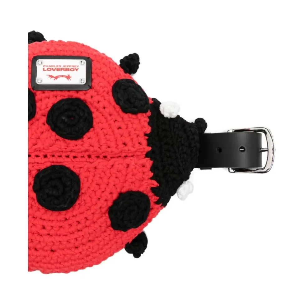 Ladybug-appliqué Bæltetaske