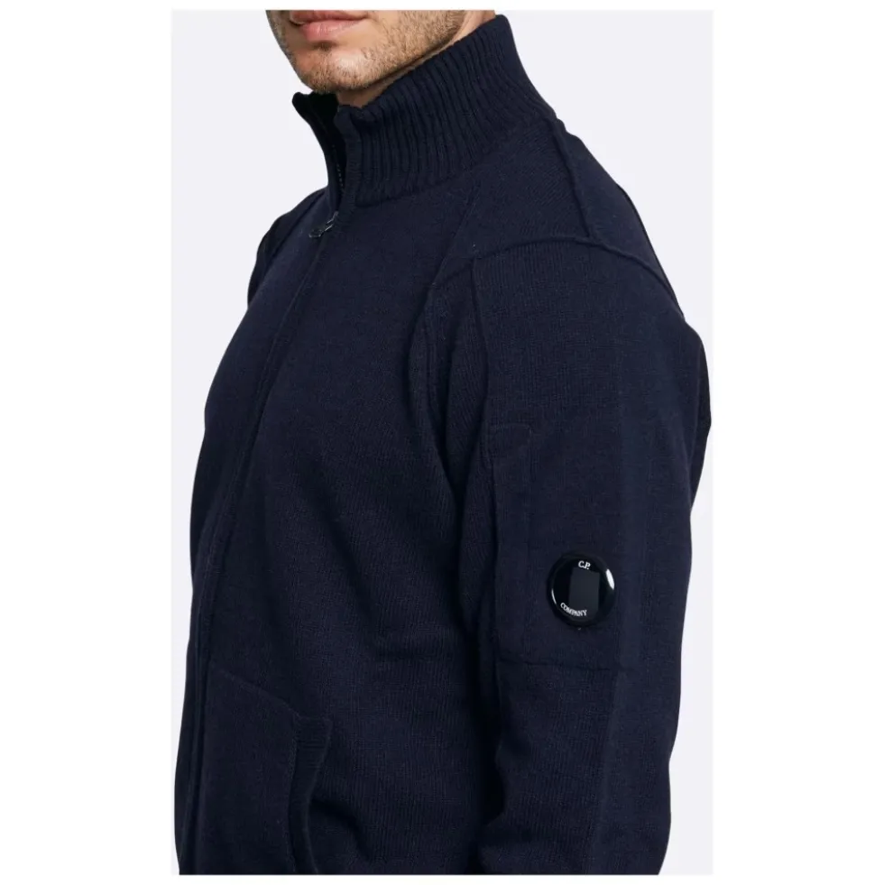 Lambswool Full Zip Sweater