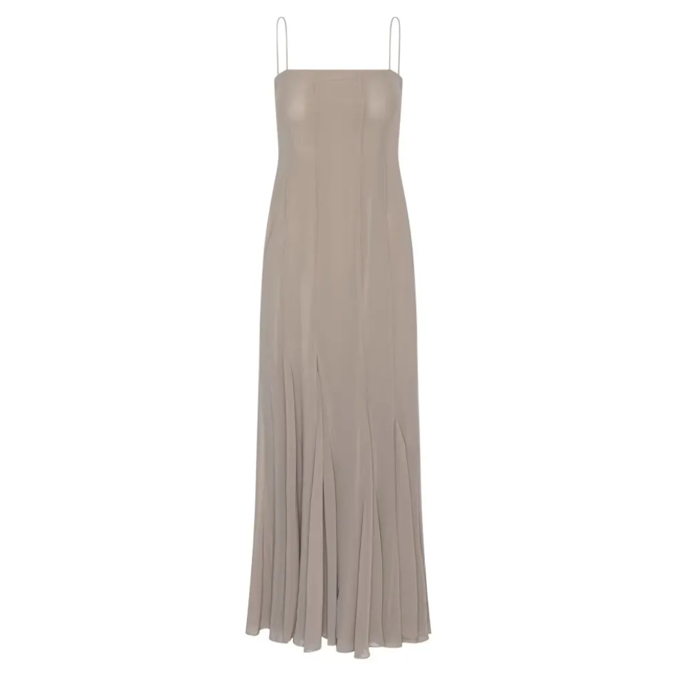 Lang Chiffonkjole