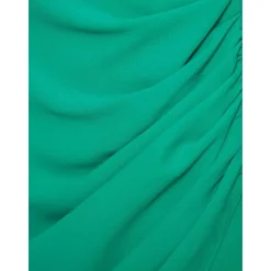 Lang Elegant Kjole med Drapering