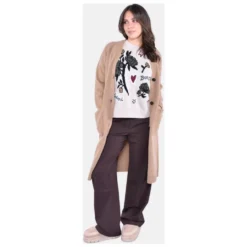 Lang Oversized Uld Cardigan