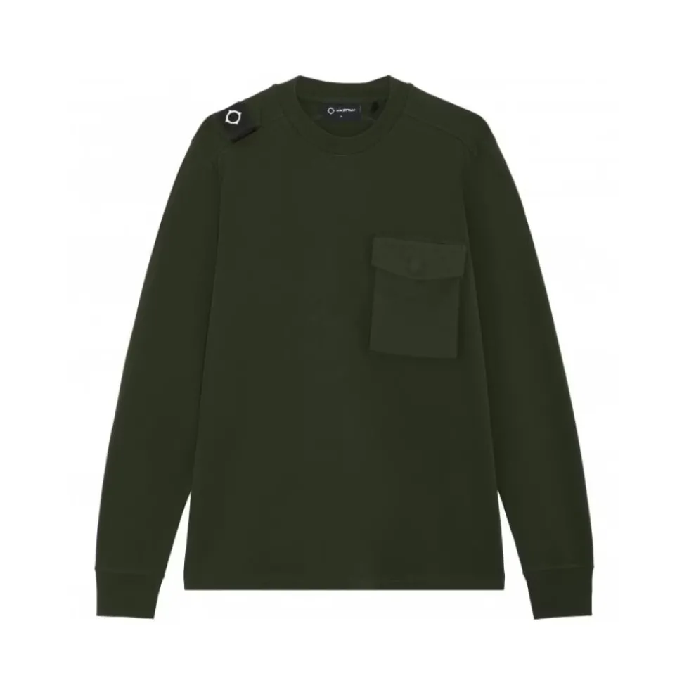 Langærmet Cargo Lomme T-shirt