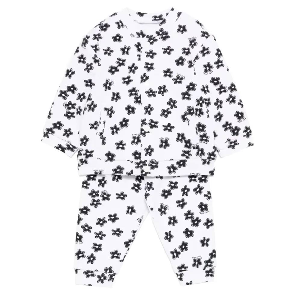 Langærmet jakke, T-shirt og leggings sæt