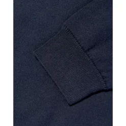 Langærmet strikket poloshirt