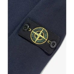 Langærmet strikket poloshirt