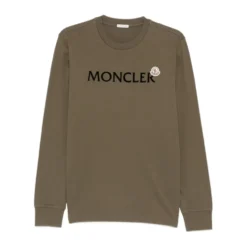 Langærmet T-shirt i bomuldsjersey