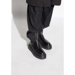 Læder ankelstøvler