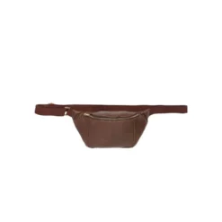Læder Bum Bag True Brown Guld
