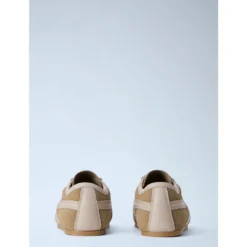 Læderkantede Suede Sneakers