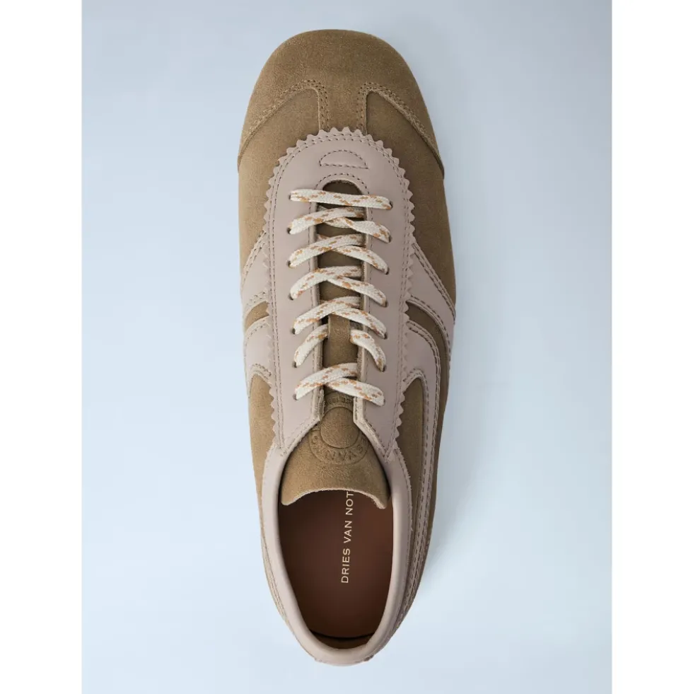 Læderkantede Suede Sneakers