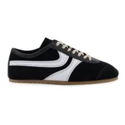 Læderkantede Suede Sneakers