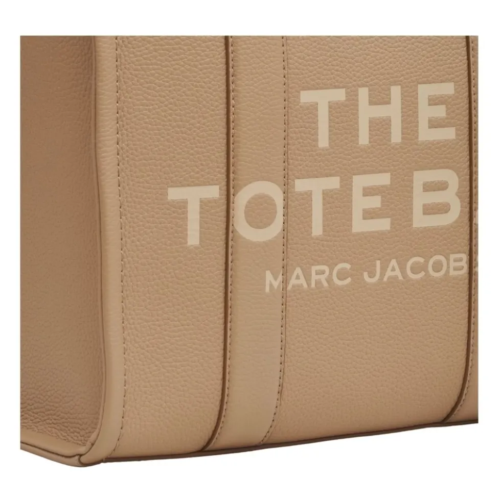 Læder Medium Tote Bag