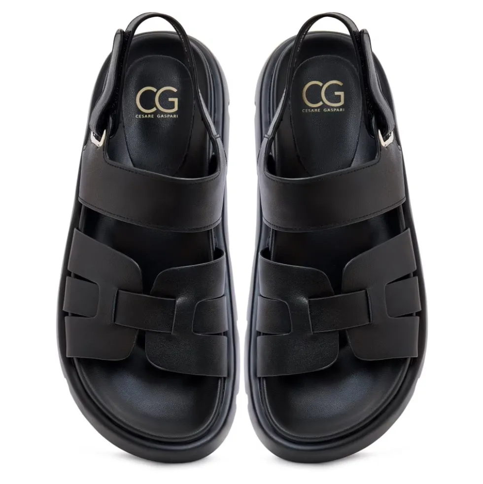 Læder Platform Sandaler Lissette