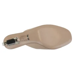Læder Slip-On Sandaler med Logo Detalje