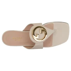 Læder Slip-On Tåremssandaler