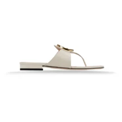 Læder Slip-On Tåremssandaler