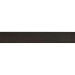 Leather Logo Plaque Belt