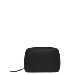 Leather make-up bag