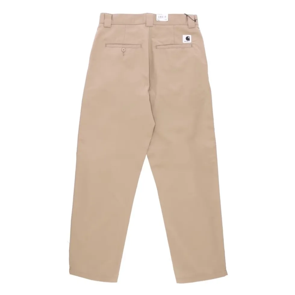 Leather Rinsed Long Trousers
