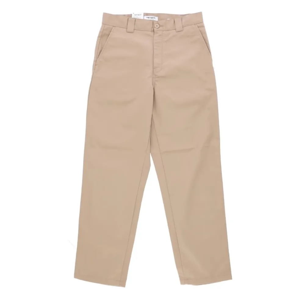 Leather Rinsed Long Trousers