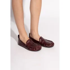 Leather Saddle Loafers