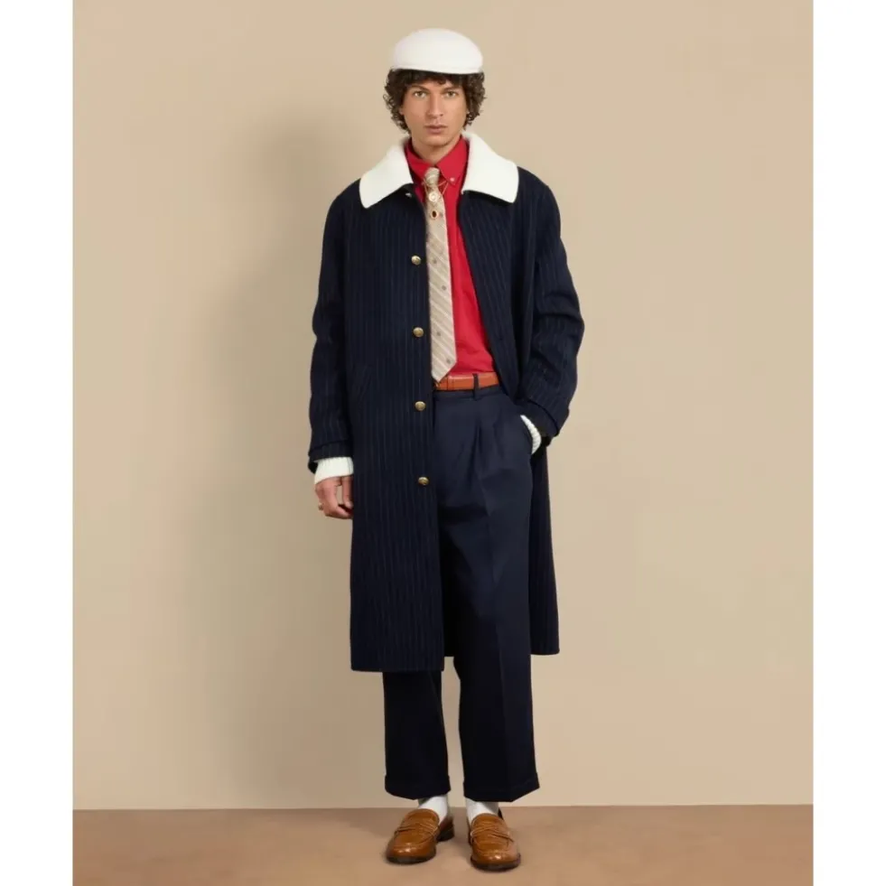 Le Manteau Pinstripes