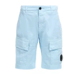 Lens Cotton Bermuda Shorts