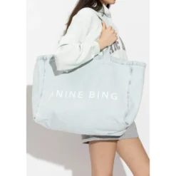 Leo Denim Shopper Bag