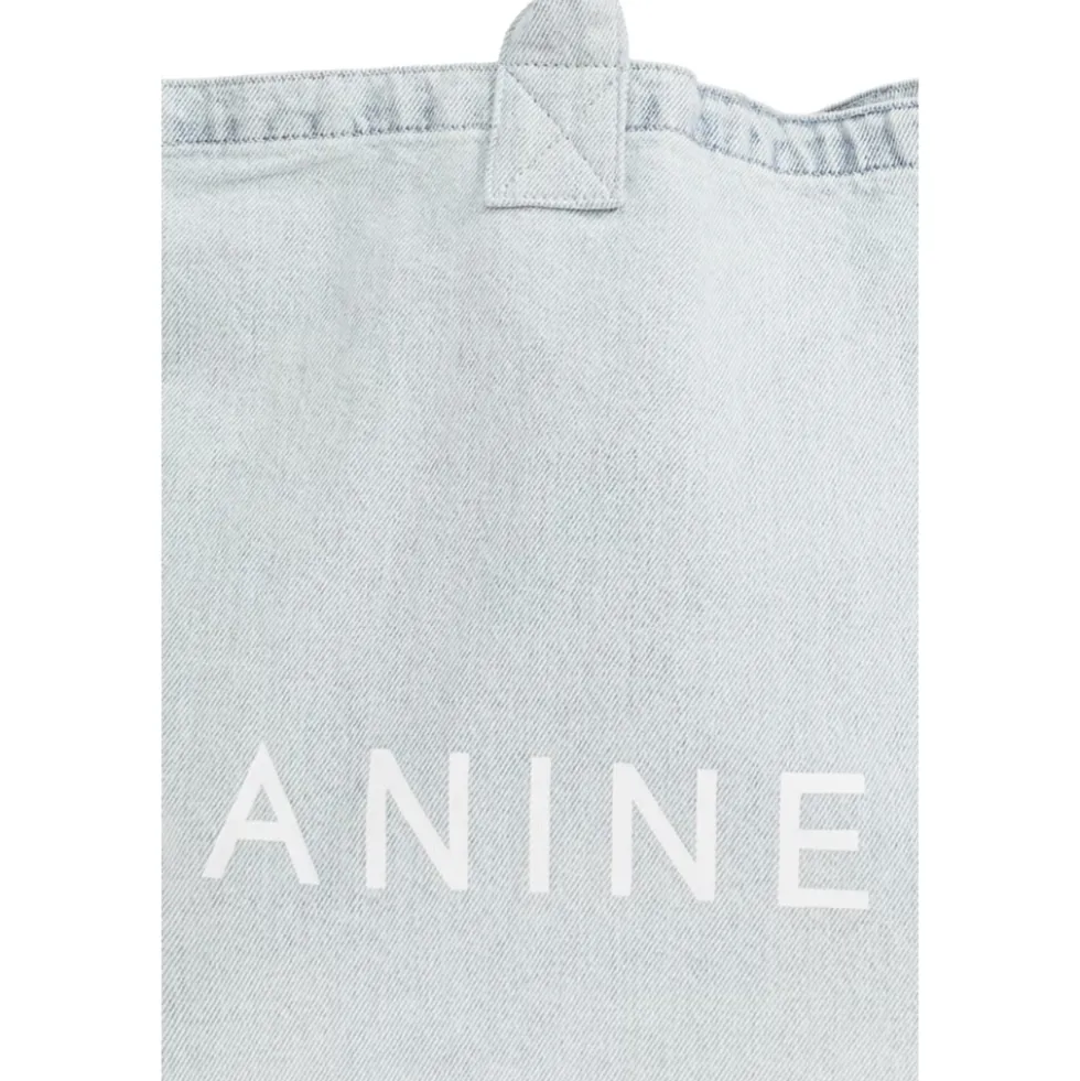 Leo Denim Shopper Bag