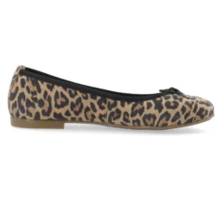 Leopard Print Ballerina Sko