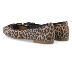 Leopard Print Ballerina Sko