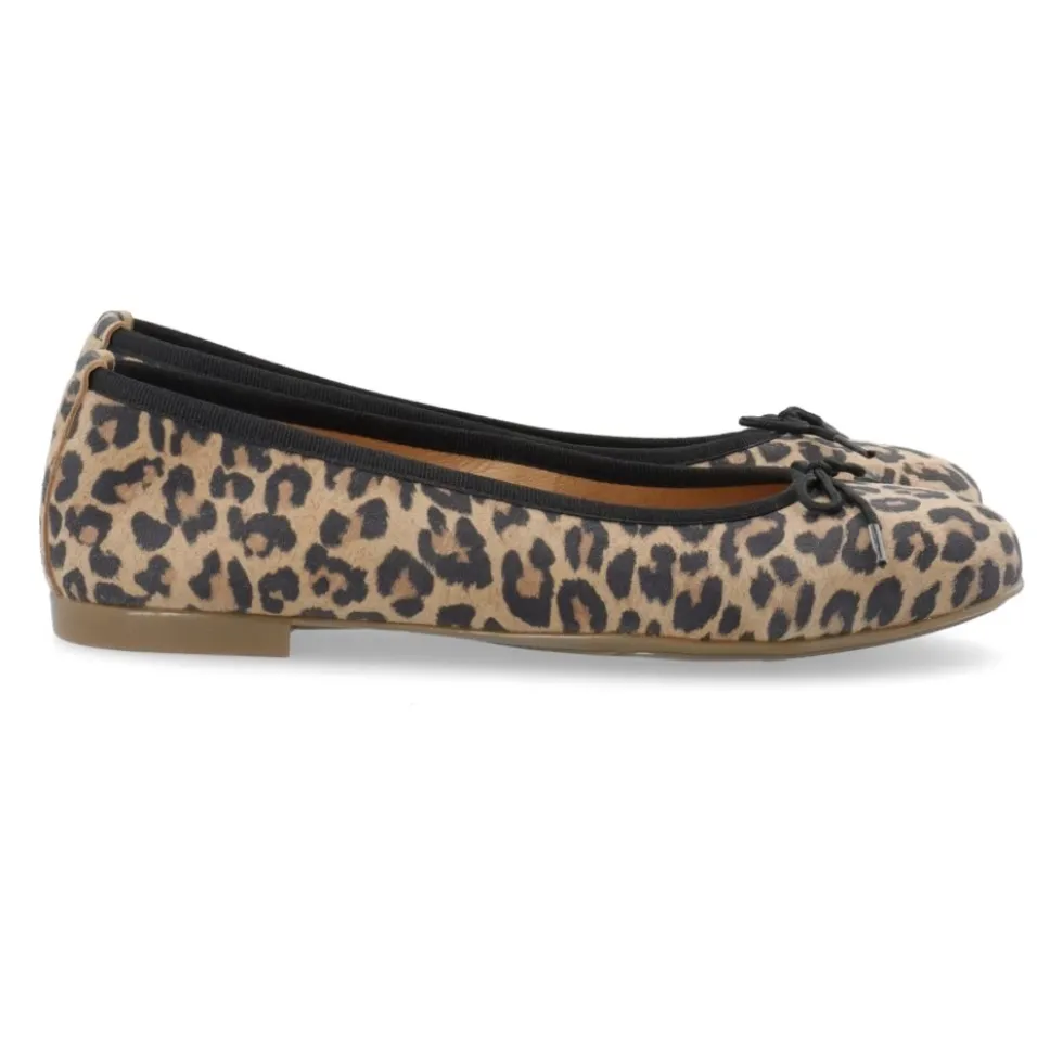 Leopard Print Ballerina Sko