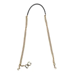 Leopard Print Gold Brass Chain Shoulder Bag Strap