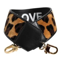 Leopard Print Vendbar Taskestrop