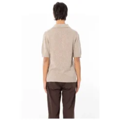 Let Strikket Poloshirt