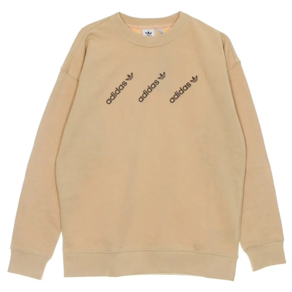 Letvægtssweatshirt med rund hals
