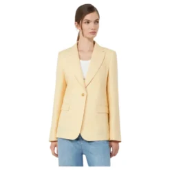 Linen Canvas Blazer