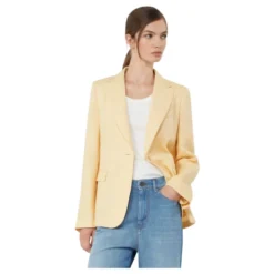 Linen Canvas Blazer