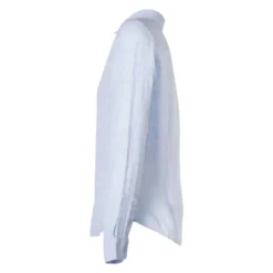 Linen Shirt with Eagle Embroidery