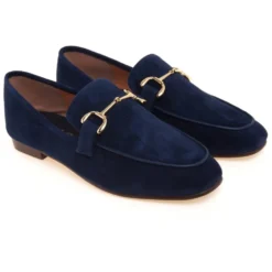 Loafer med metalspænde