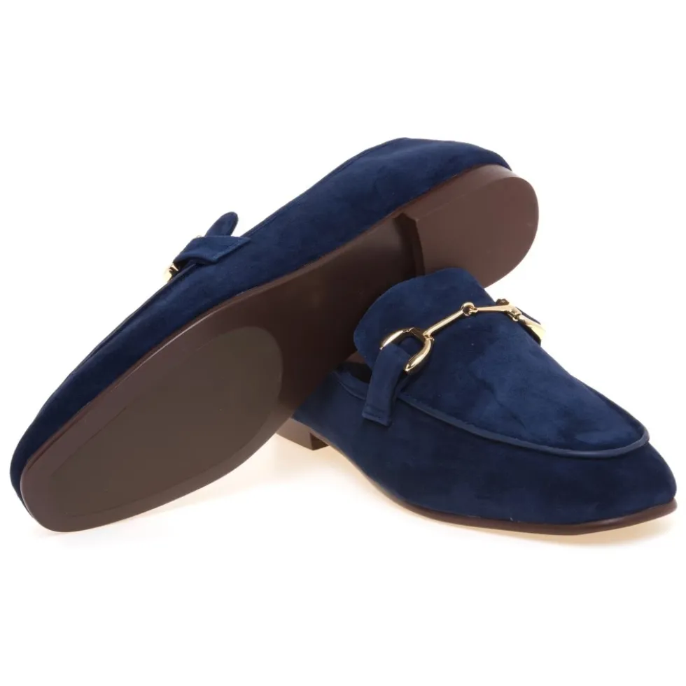Loafer med metalspænde