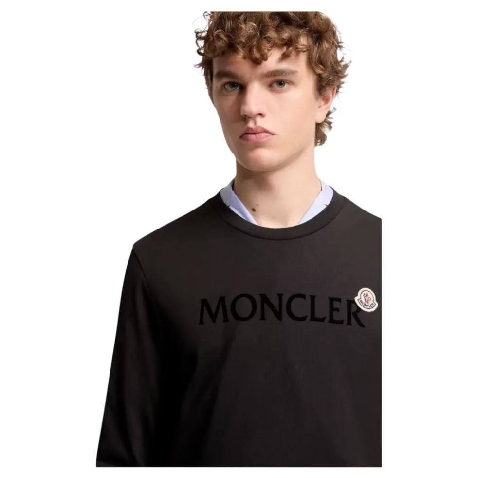Logo Bomulds Sweatshirt